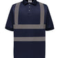 Hi-Vis Short Sleeve Polo Shirt - Navy