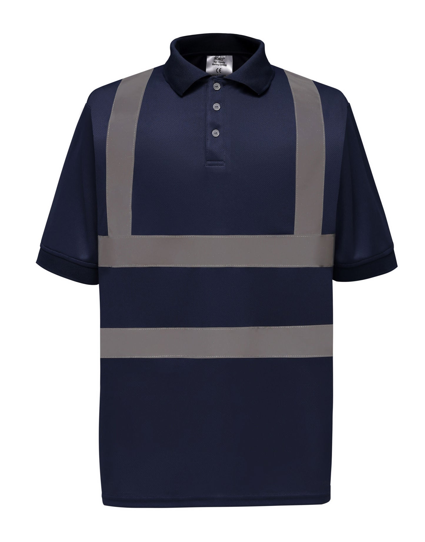 Hi-Vis Short Sleeve Polo Shirt - Navy