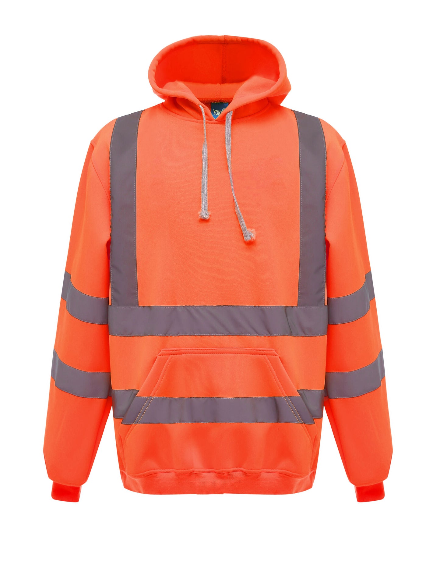 Hi-Vis Pull-Over Hoodie - Hi Vis Orange