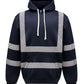Hi-Vis Pull-Over Hoodie - Navy