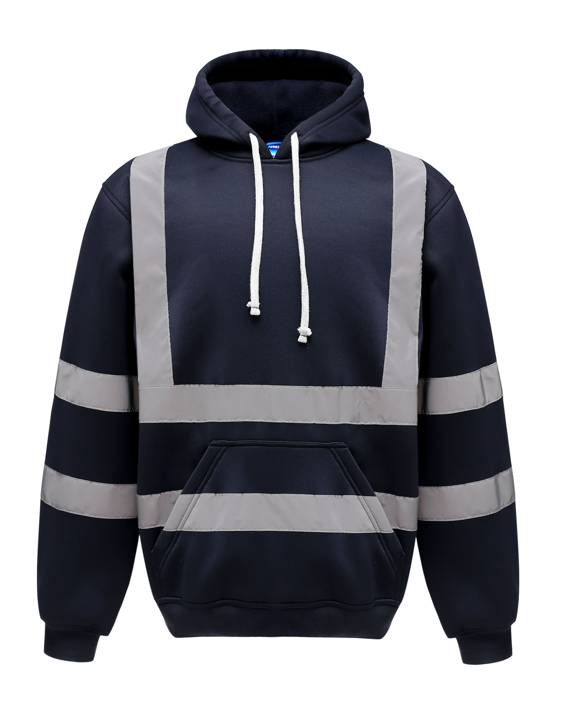 Hi-Vis Pull-Over Hoodie - Navy