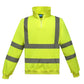 Hi-Vis 1/4 Zip Sweatshirt - Hi-Vis Yellow