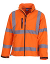 Hi-Vis Softshell Jacket - Hi Vis Orange