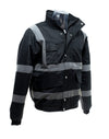 Hi-Vis Classic Bomber Jacket - Black