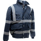 Hi-Vis Classic Bomber Jacket - Navy