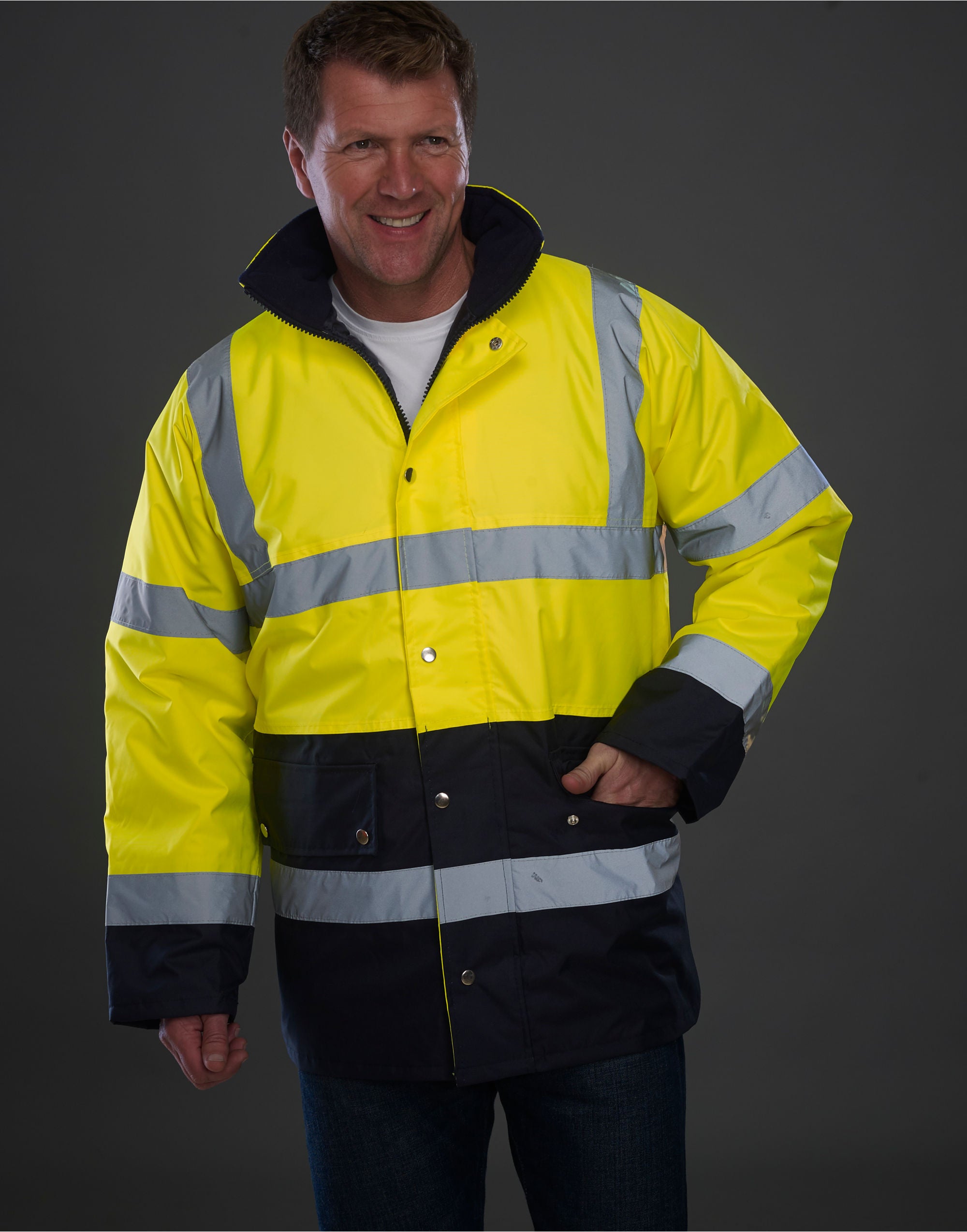 Hi-Vis Two Tone Motorway Jacket