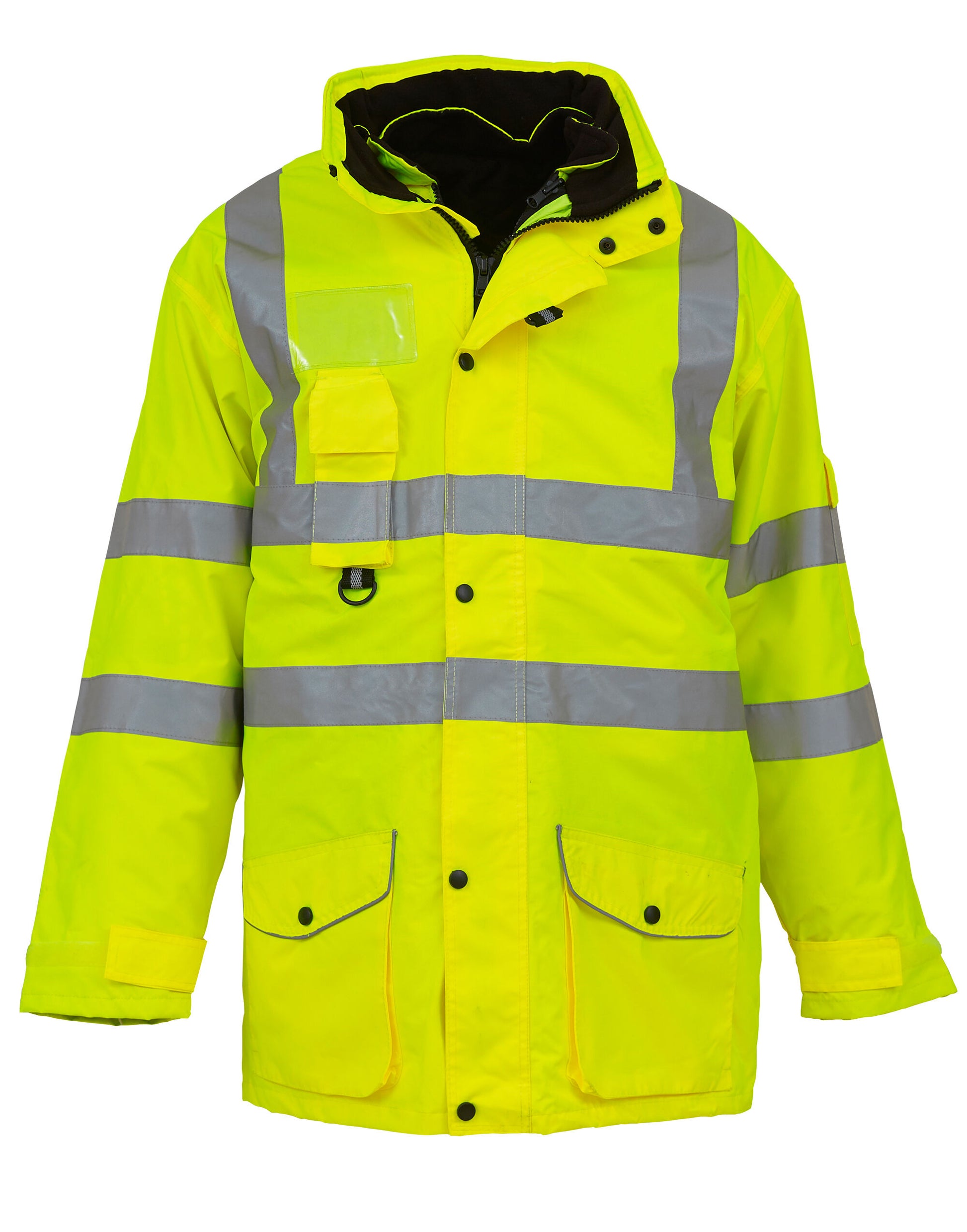 Hi-Vis Multi-Function 7-in-1 Jacket - Hi Vis Yellow