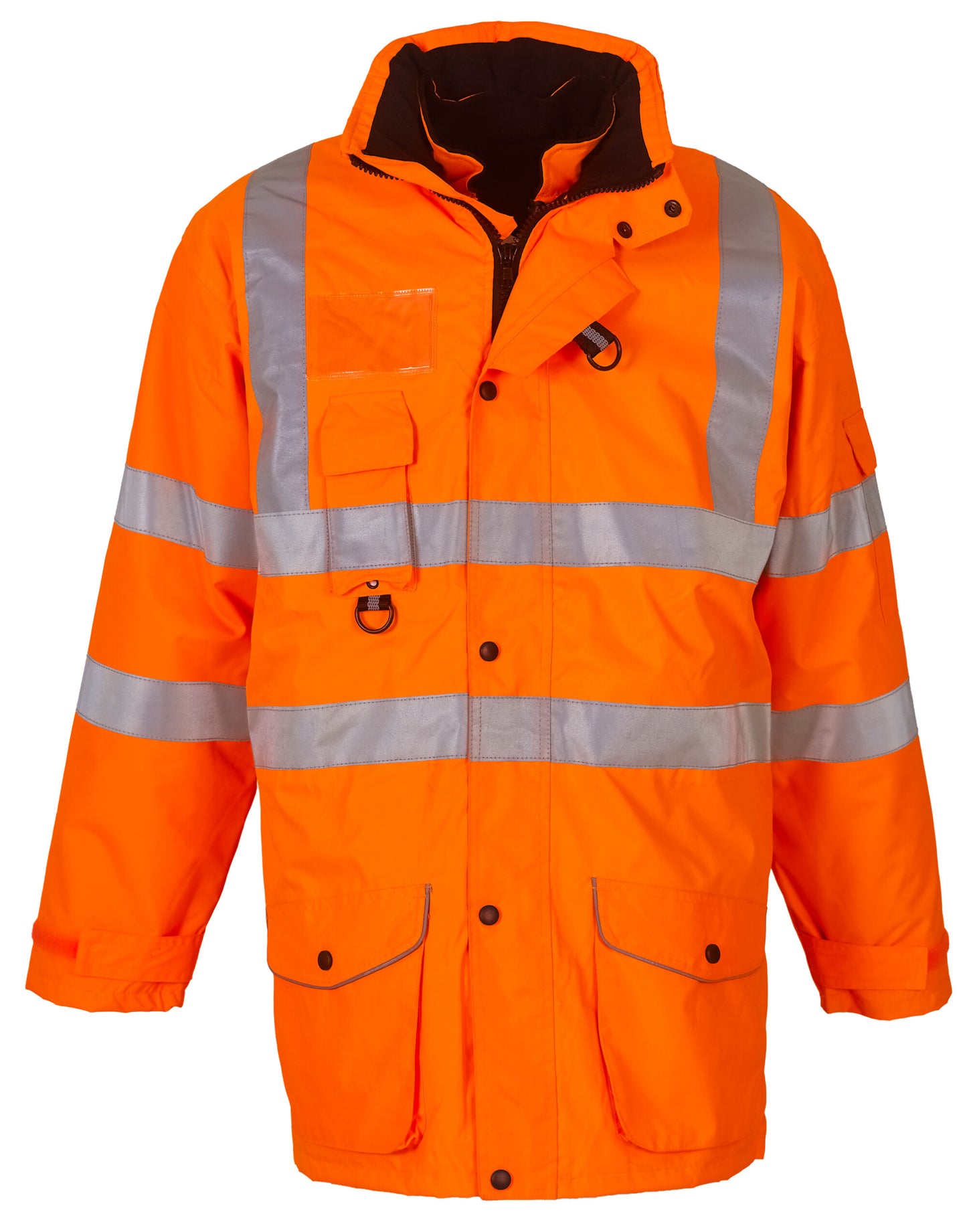 Hi-Vis Multi-Function 7-in-1 Jacket - Hi Vis Orange