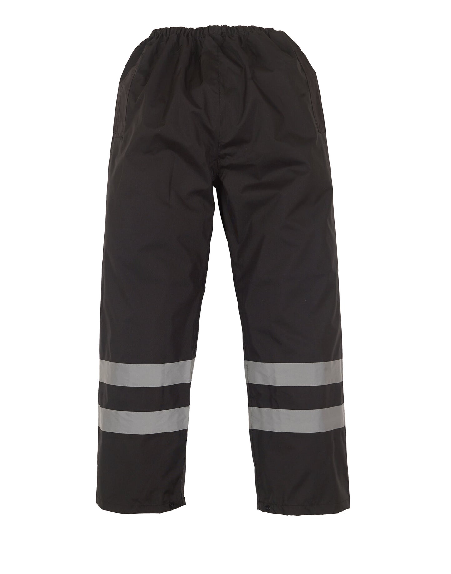 Hi-Vis Waterproof Over Trousers - Black