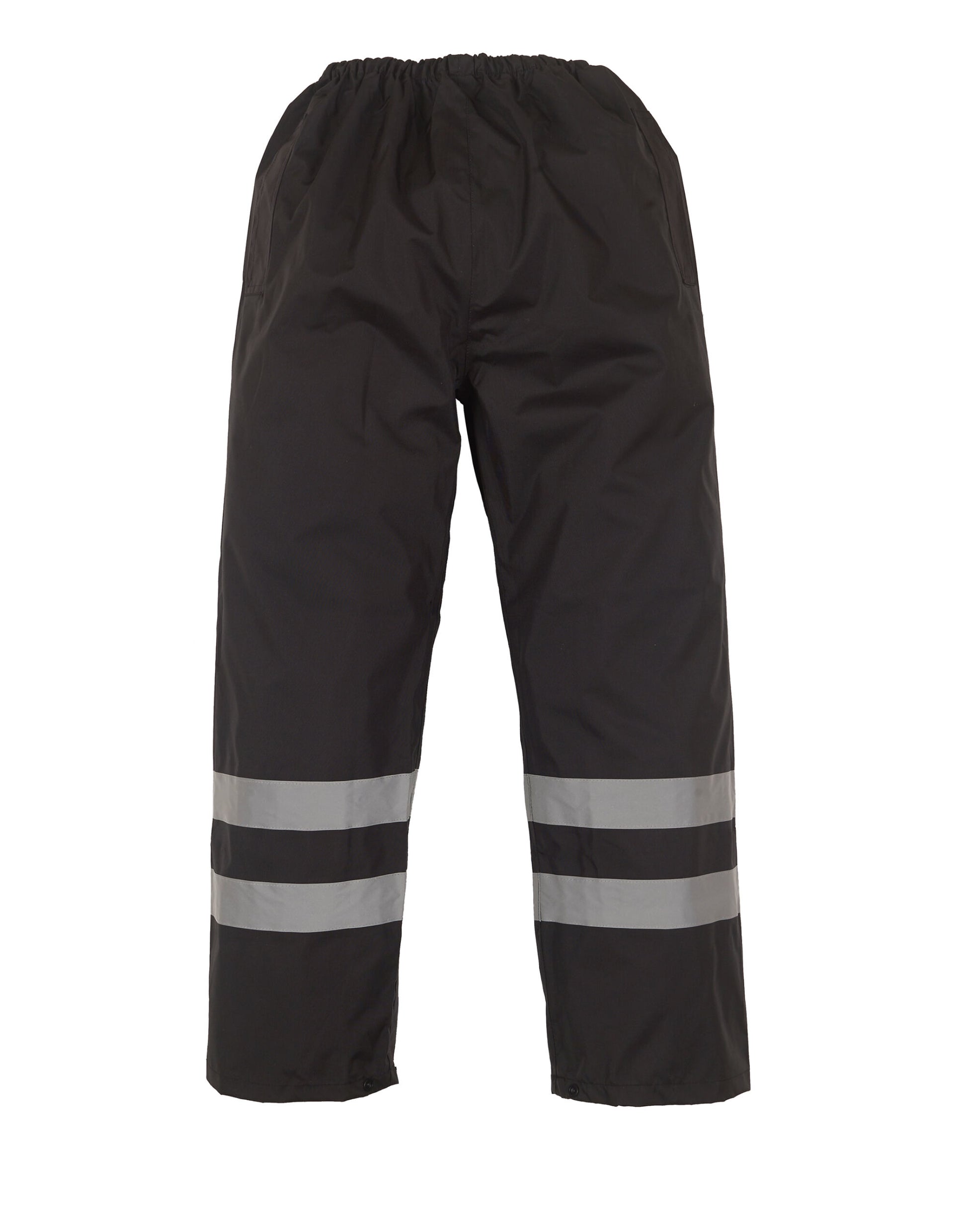 Hi-Vis Waterproof Over Trousers - Black