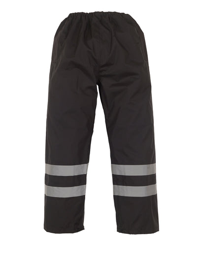 Hi-Vis Waterproof Over Trousers - Black