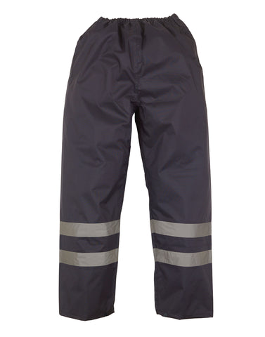 Hi-Vis Waterproof Over Trousers - Navy
