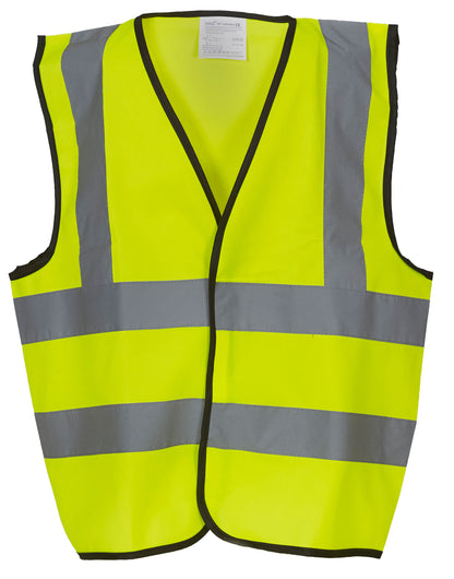 Children's Hi-Vis Waistcoat - Hi-Vis Yellow
