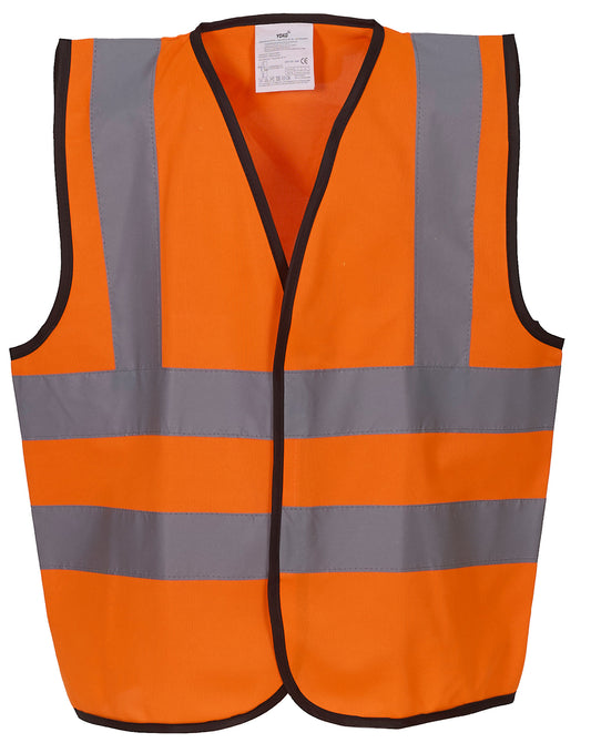 Children's Hi-Vis Waistcoat - Hi Vis Orange