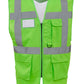 Hi-Vis Executive Waistcoat - Lime