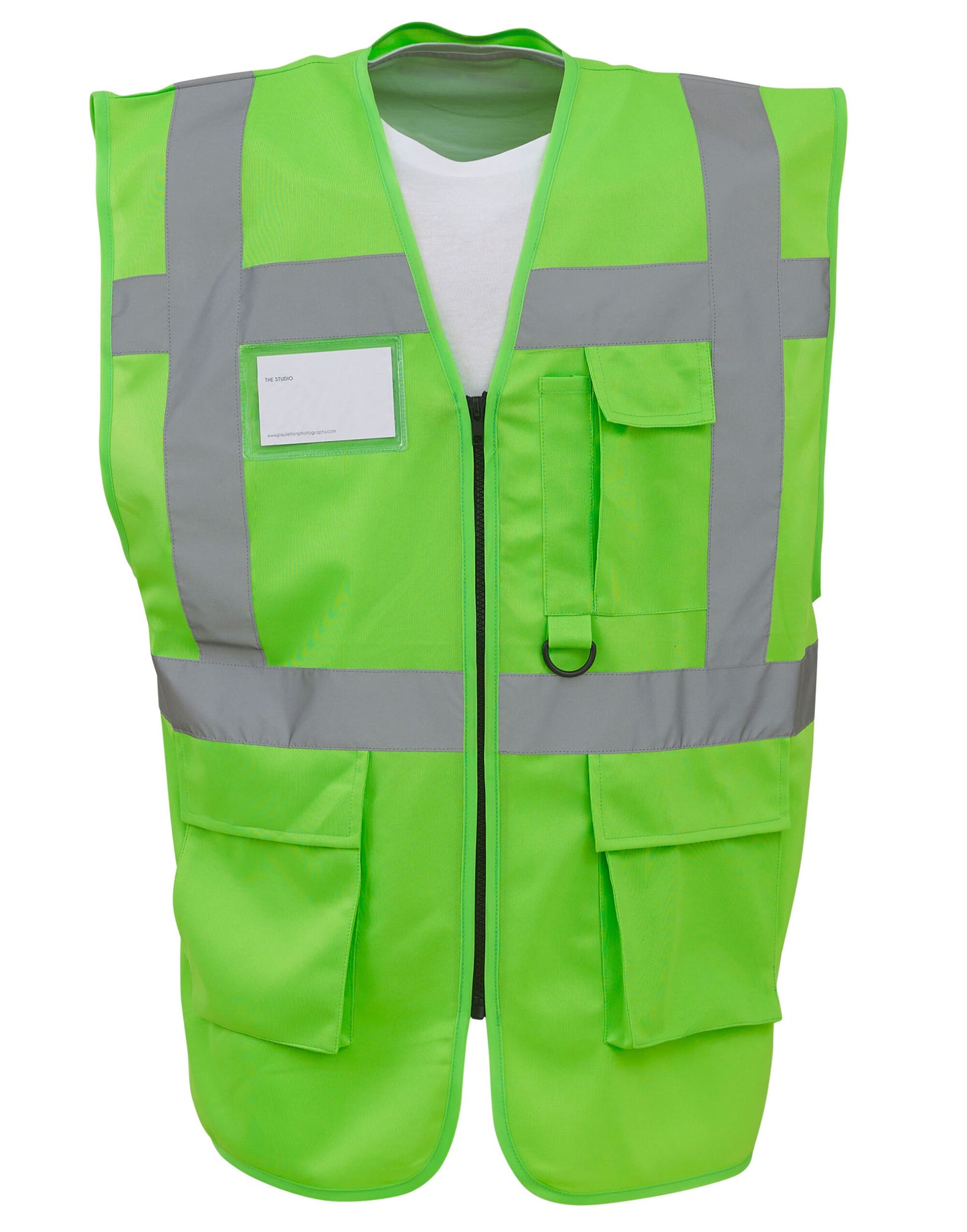 Hi-Vis Executive Waistcoat - Lime