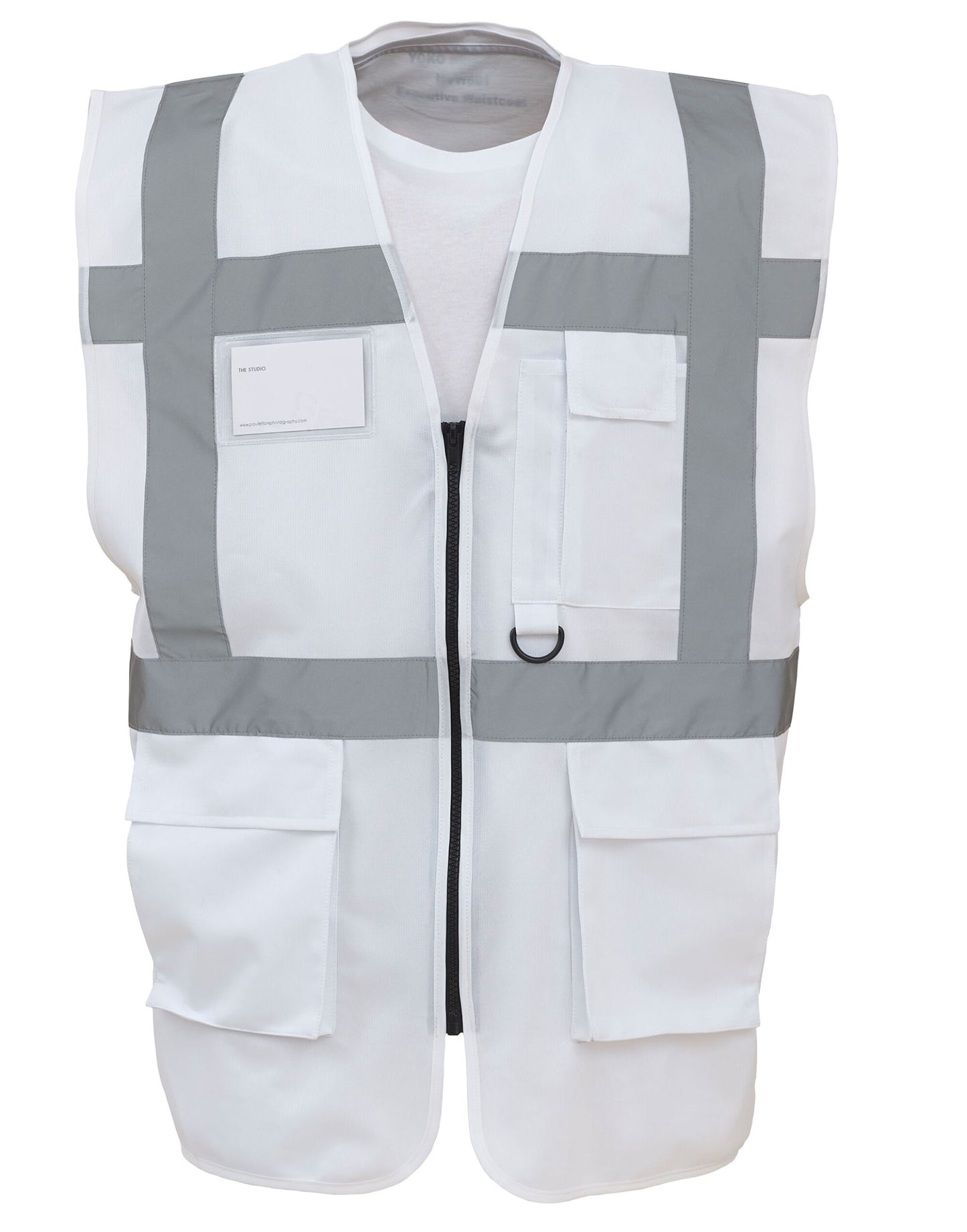 Hi-Vis Executive Waistcoat - White