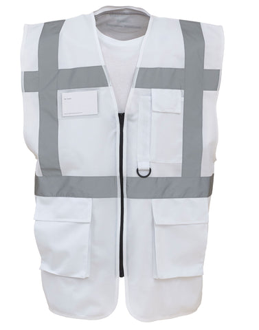 Hi-Vis Executive Waistcoat - White