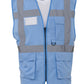 Hi-Vis Executive Waistcoat - Sky Blue