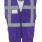 Hi-Vis Executive Waistcoat - Purple