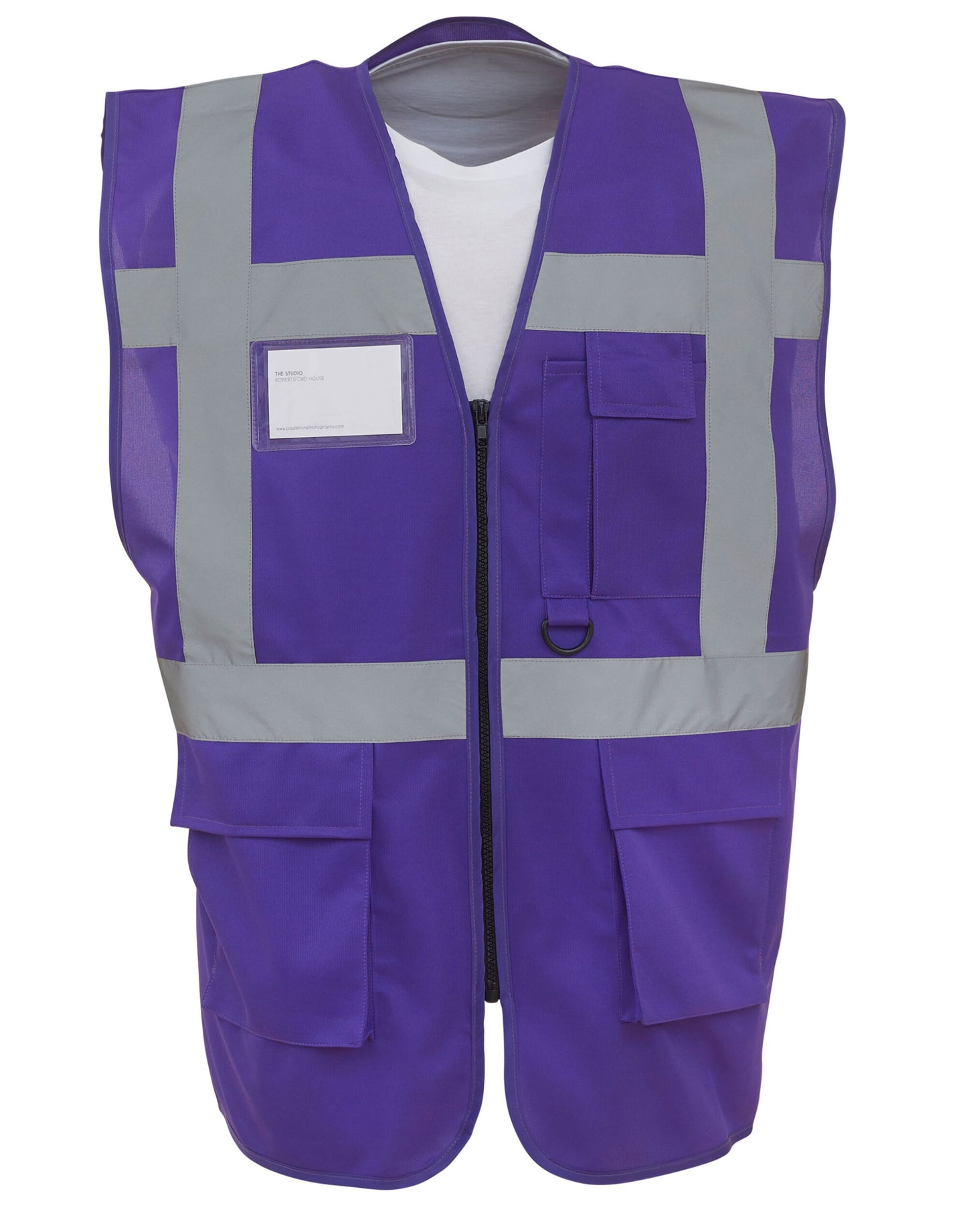 Hi-Vis Executive Waistcoat - Purple