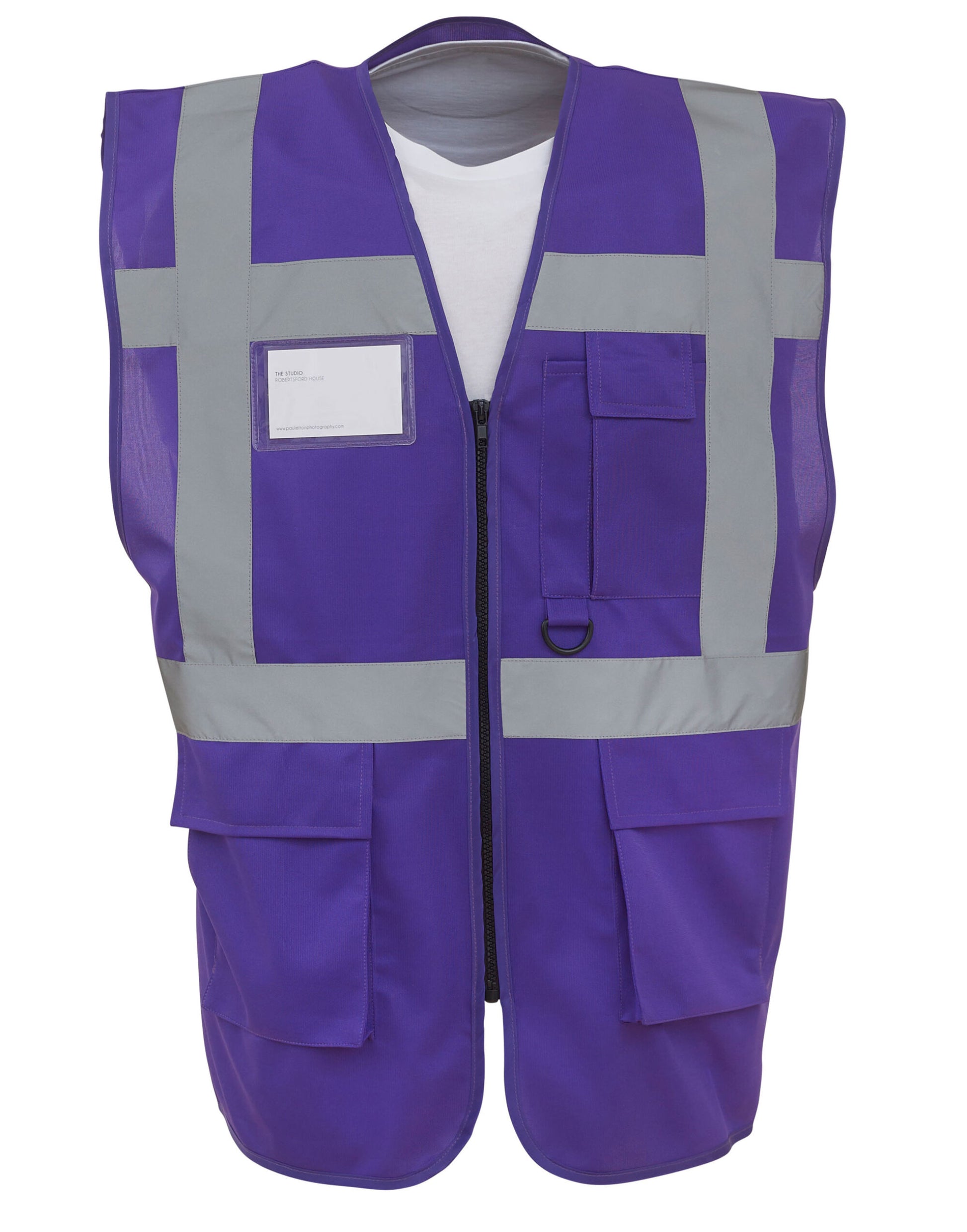 Hi-Vis Executive Waistcoat - Purple