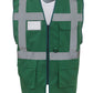 Hi-Vis Executive Waistcoat - Paramedic Green