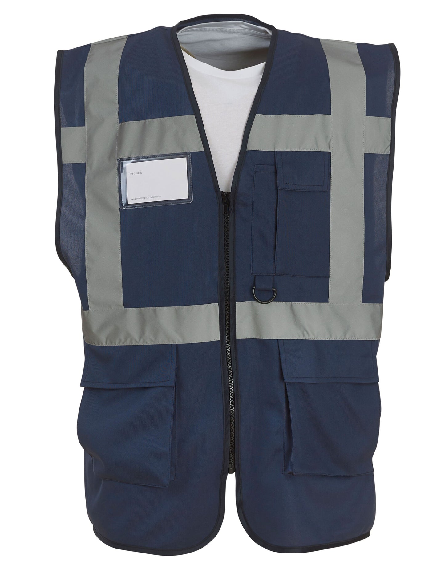 Hi-Vis Executive Waistcoat - Navy