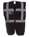 Hi-Vis Executive Waistcoat - Black