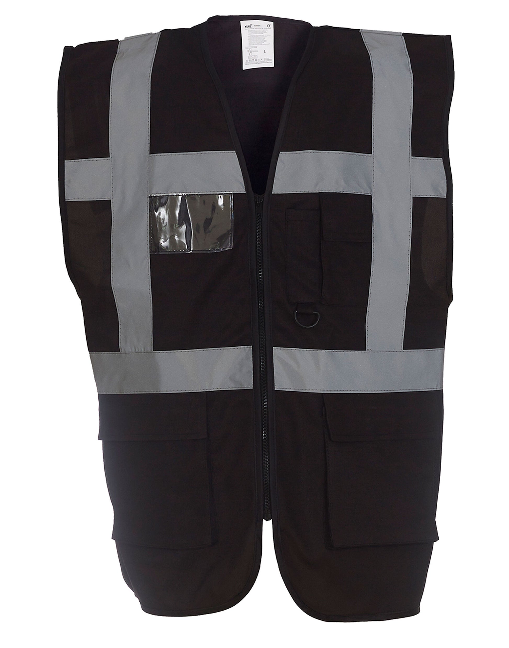 Hi-Vis Executive Waistcoat - Black