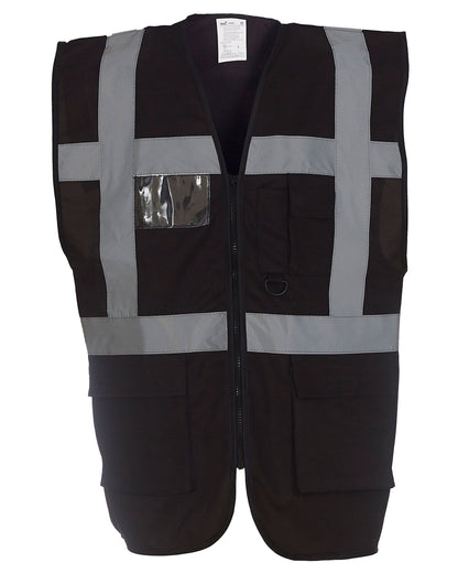 Hi-Vis Executive Waistcoat - Black