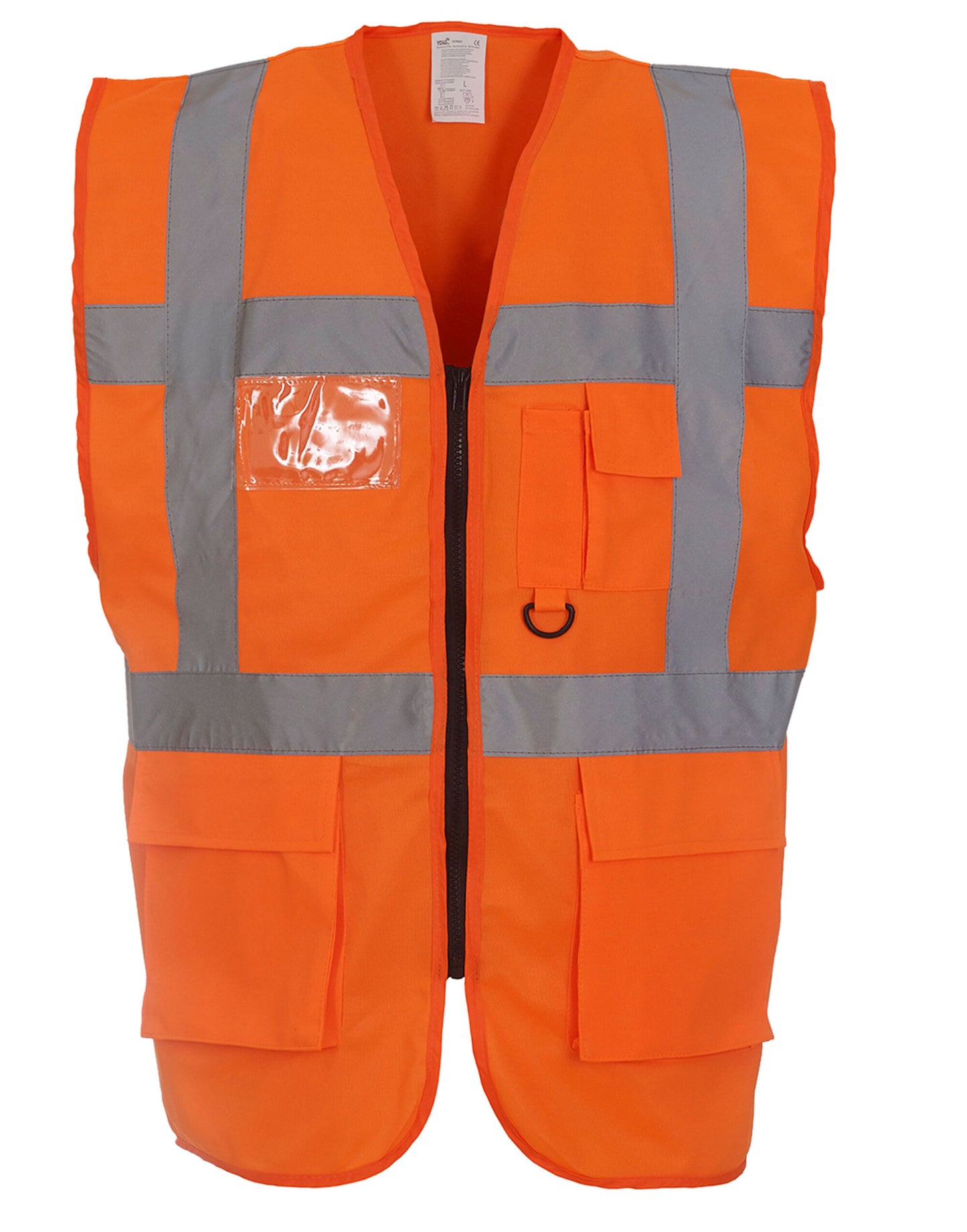 Hi-Vis Executive Waistcoat - Hi Vis Orange