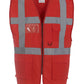 Hi-Vis Executive Waistcoat - Red