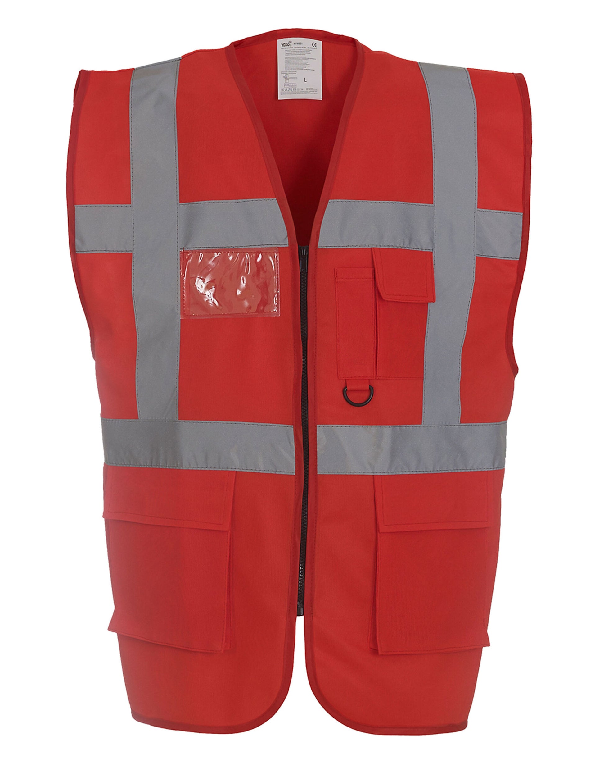 Hi-Vis Executive Waistcoat - Red
