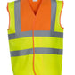 Hi-Vis Class 2 Waistcoat - Hi Vis Yellow/Orange