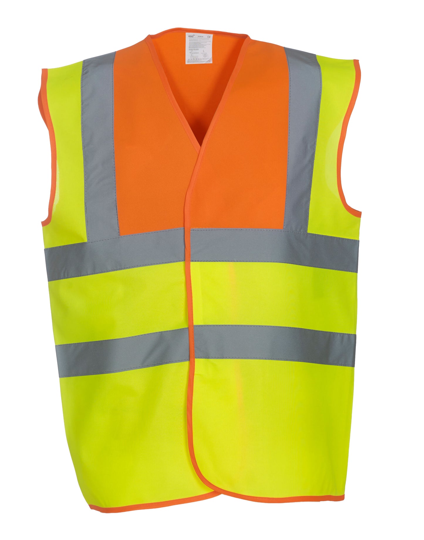 Hi-Vis Class 2 Waistcoat - Hi Vis Yellow/Orange