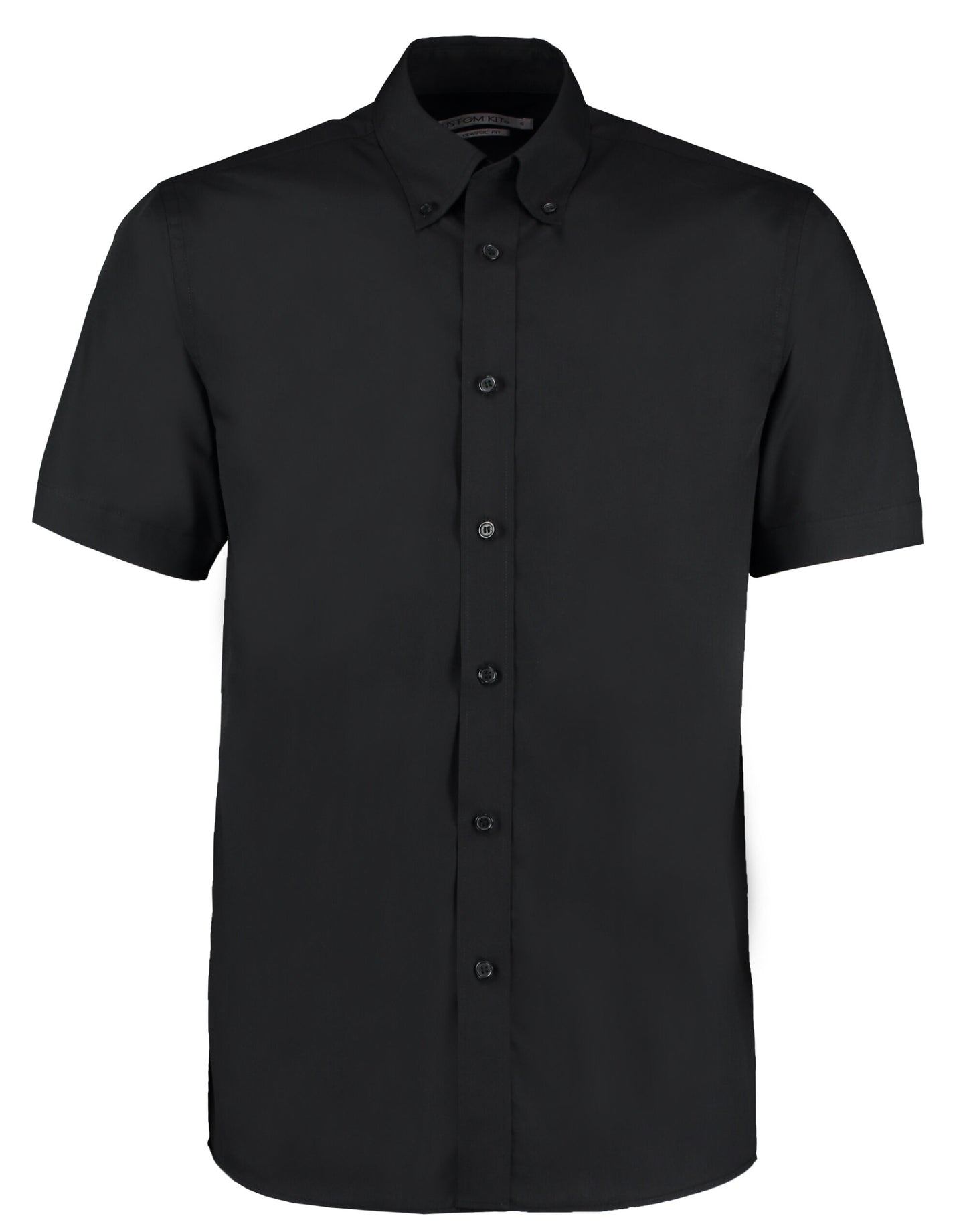 Classic Fit Short Sleeve Workforce Shirt - Black