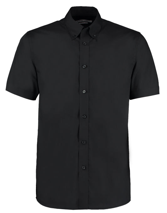 Classic Fit Short Sleeve Workforce Shirt - Black