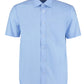 Classic Fit Short Sleeve Business Shirt - Light Blue