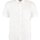 Classic Fit Short Sleeve Business Shirt - White