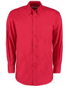 Classic Fit Long Sleeve Premium Oxford Shirt - Red