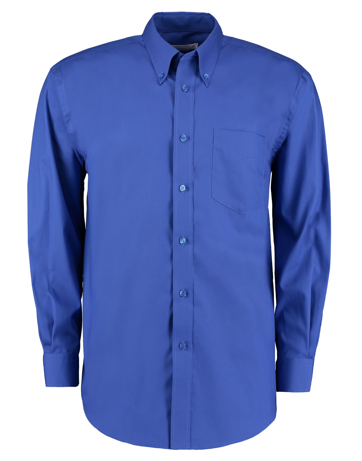 Classic Fit Long Sleeve Premium Oxford Shirt - Royal Blue