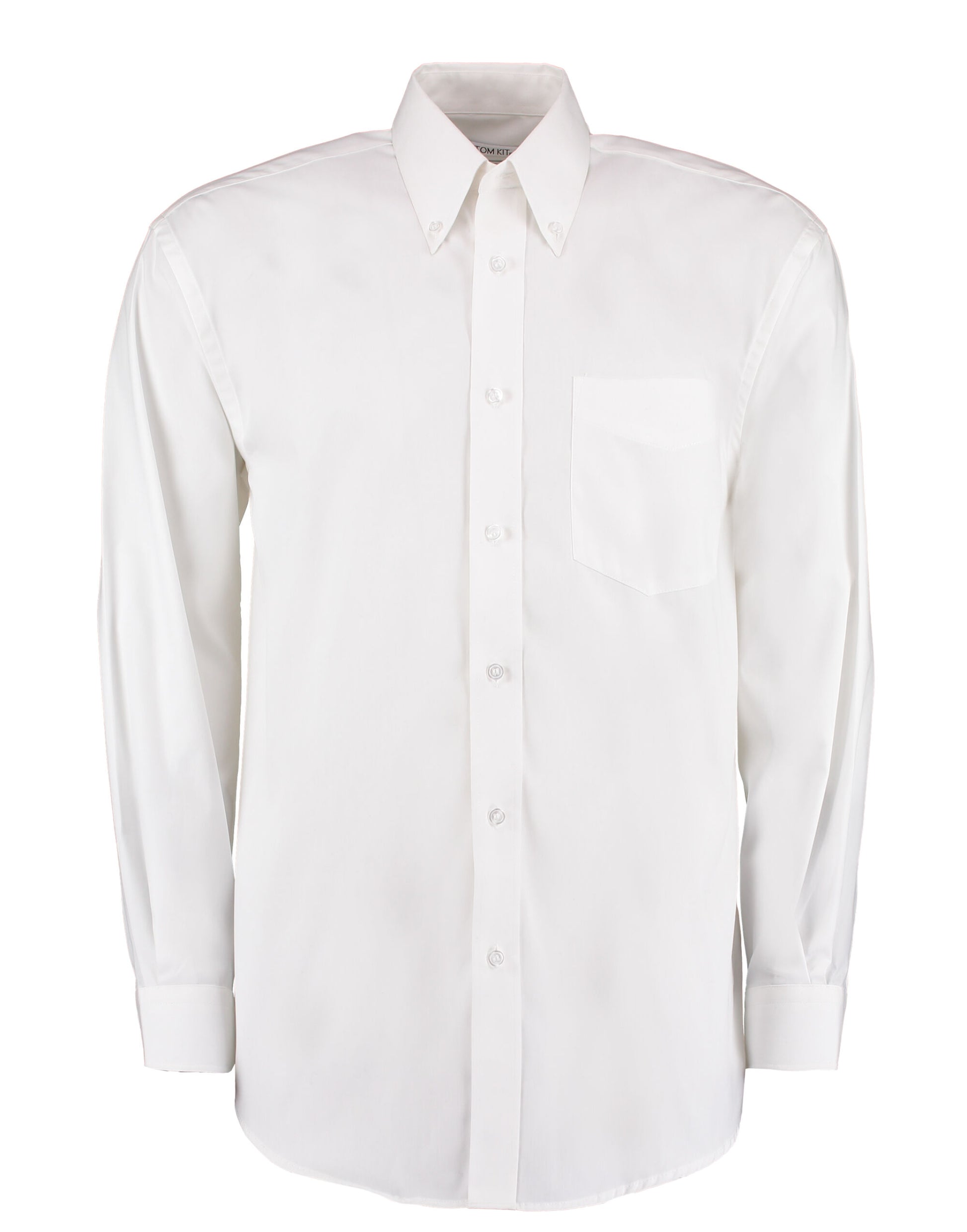 Classic Fit Long Sleeve Premium Oxford Shirt - White
