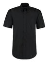 Classic Fit Short Sleeve Premium Oxford Shirt - Black