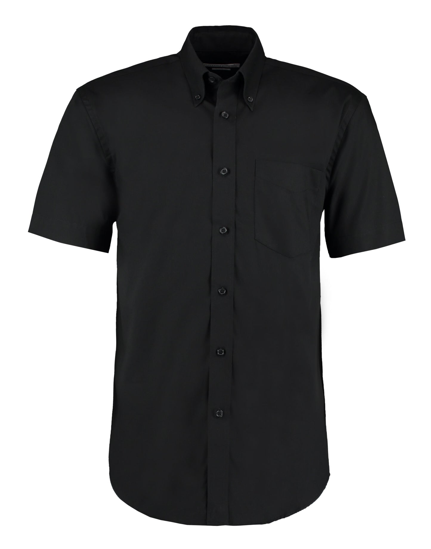 Classic Fit Short Sleeve Premium Oxford Shirt - Black