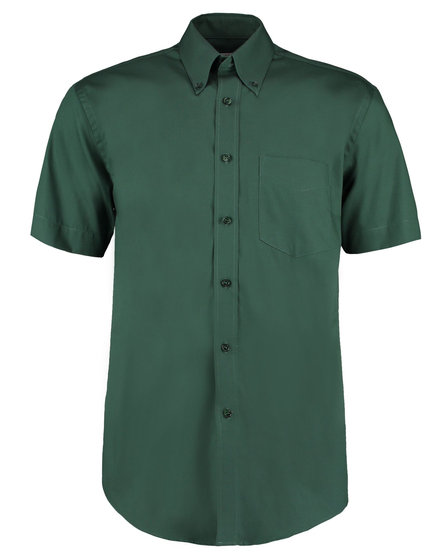 Classic Fit Short Sleeve Premium Oxford Shirt - Bottle Green