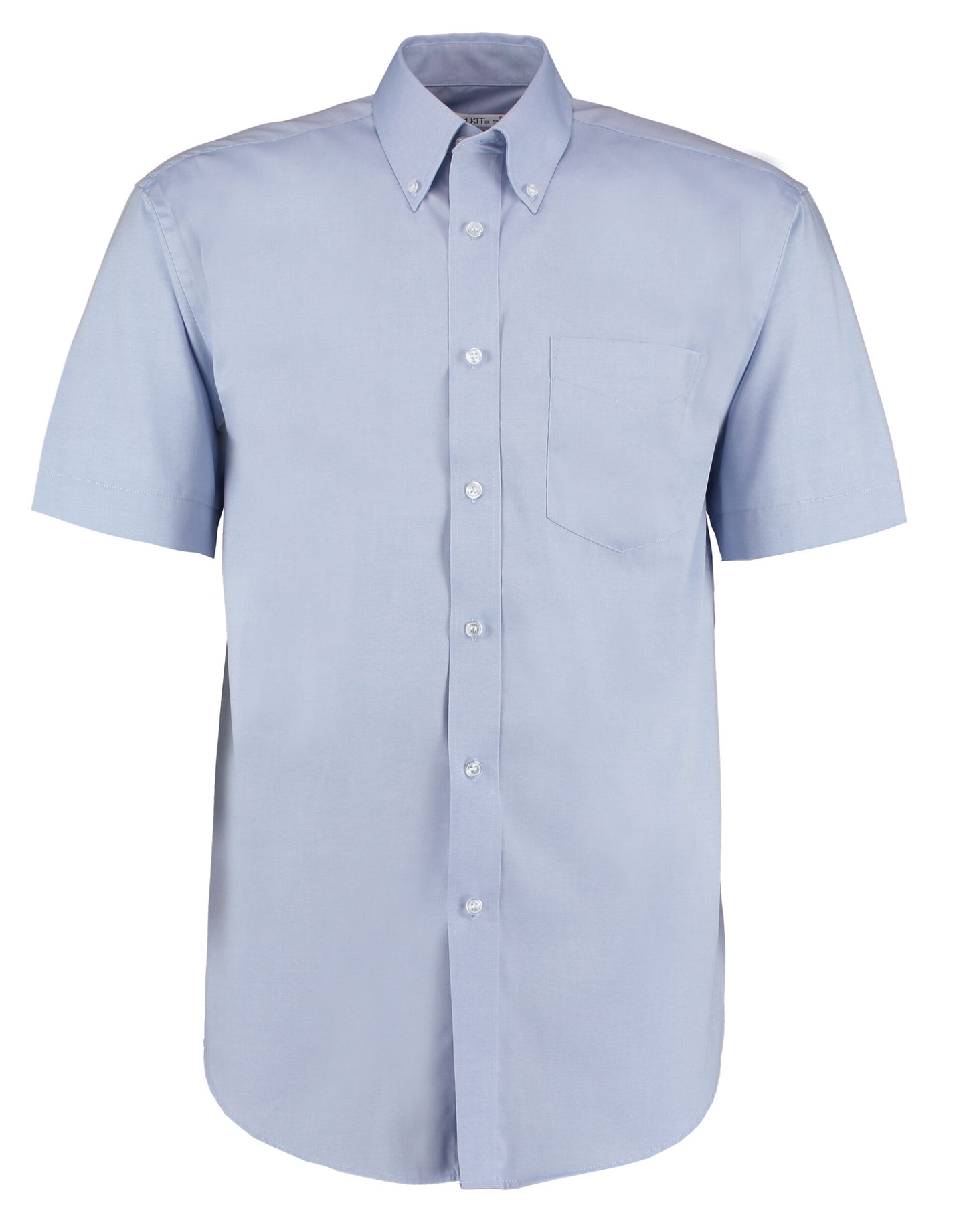 Classic Fit Short Sleeve Premium Oxford Shirt - Light Blue