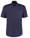 Classic Fit Short Sleeve Premium Oxford Shirt - Midnight Navy