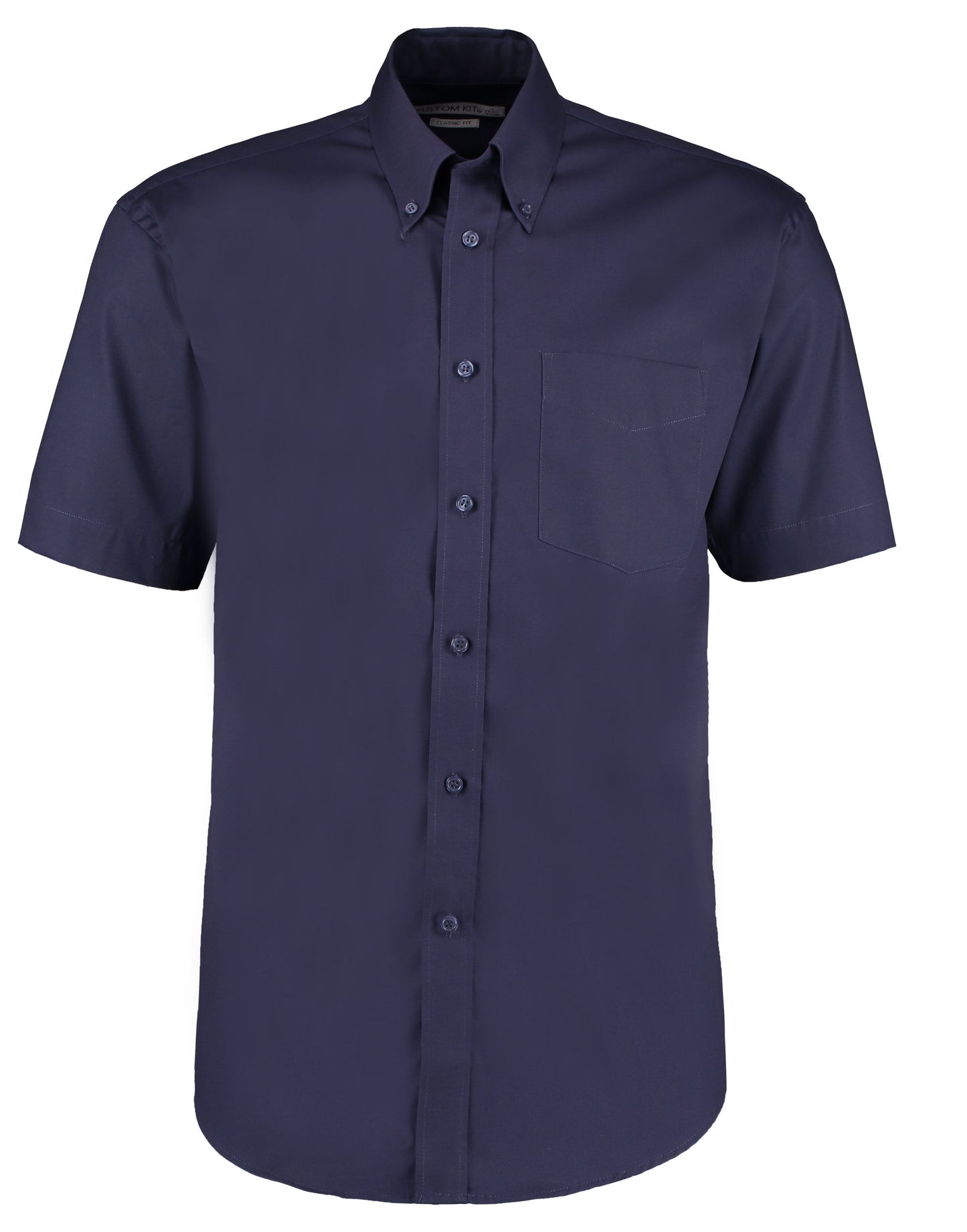 Classic Fit Short Sleeve Premium Oxford Shirt - Midnight Navy
