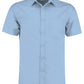 Tailored Fit Short Sleeve Poplin Shirt - Light Blue